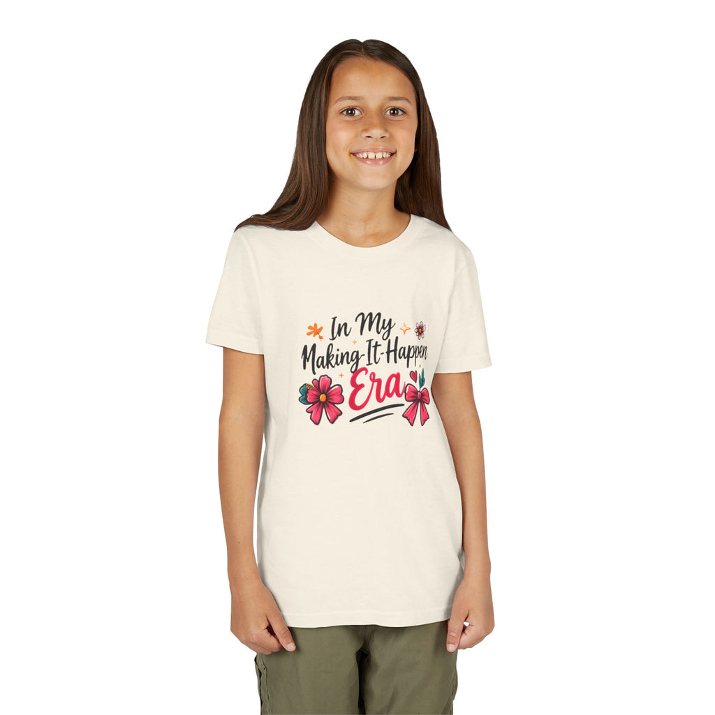 Youth Tee - In My Making-It-Happen Era Floral Graphic