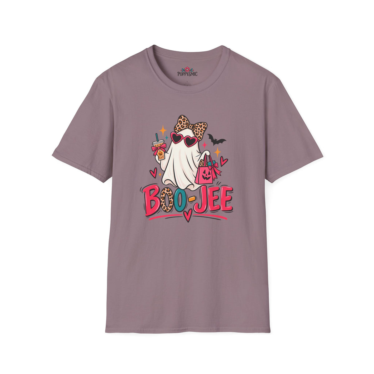 Boo-Jee Ghost Tee – Cute Glam Halloween T-Shirt