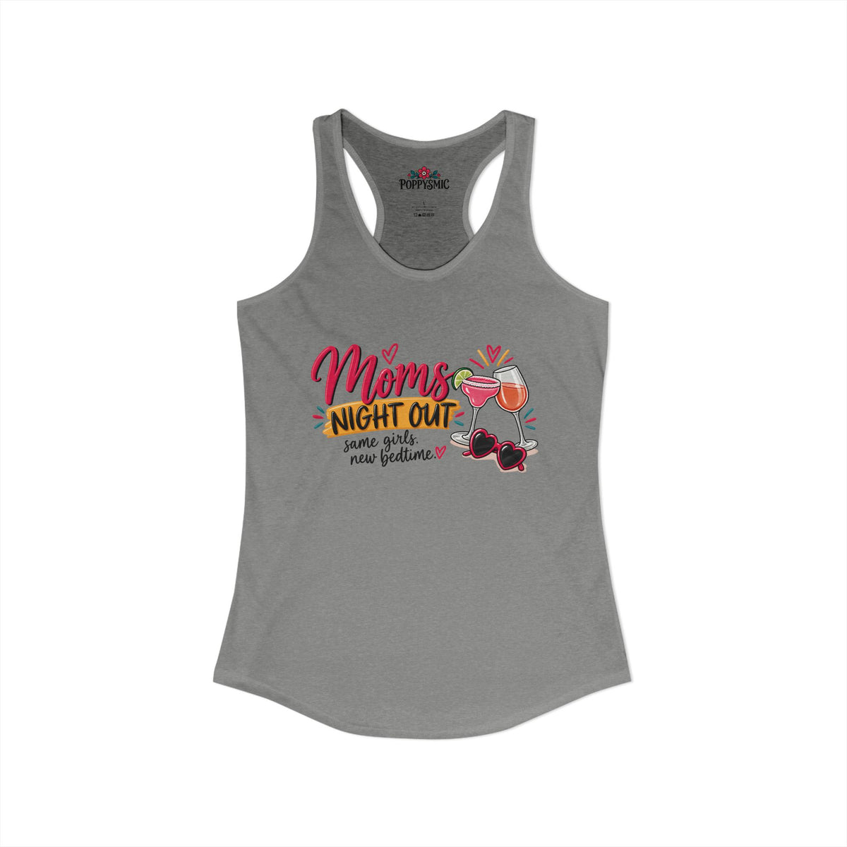 mom's Night Out Women's Ideal Racerback Tank