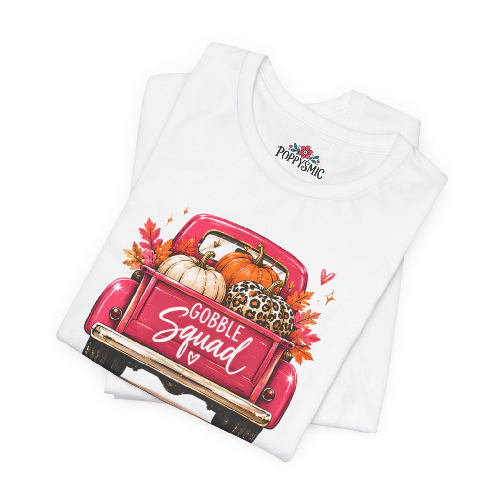 Gobbles Squad Thanksgiving Turkey Truck T-Shirt