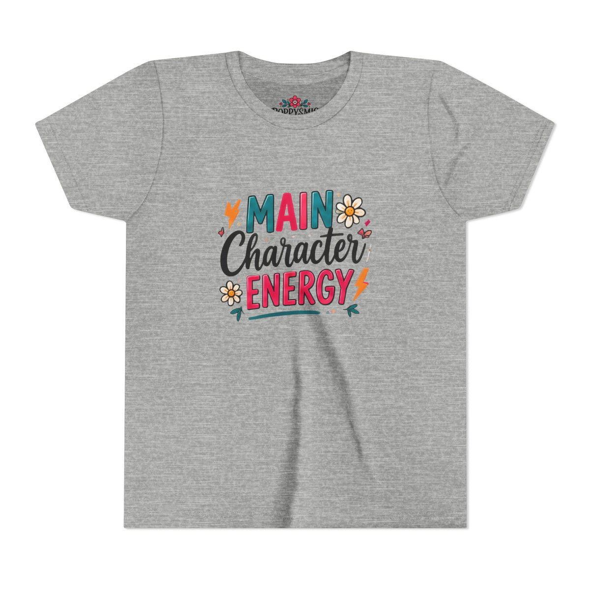 Youth Tee — "Main Character Energy" Graphic Shirt