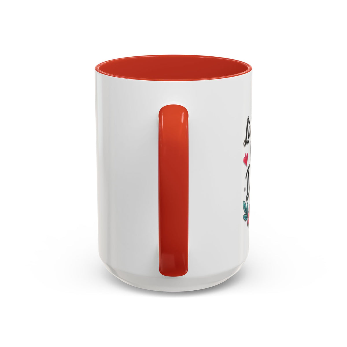 Inspirational Coffee Mug - "Live Life To Dream About" Accent Ceramic Mug (11/15oz)