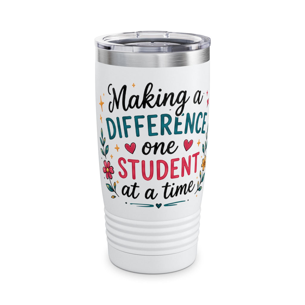 Making a Difference One Student at a Time Tumbler — 20oz Teacher Travel Mug