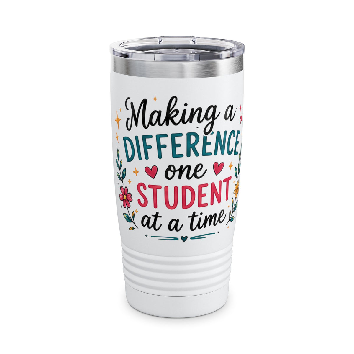 Making a Difference One Student at a Time Tumbler — 20oz Teacher Travel Mug