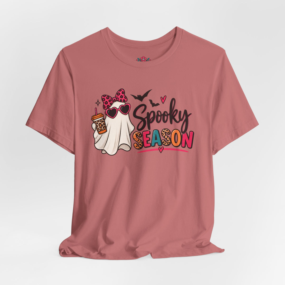 Spooky Season Ghost Tee — Cute Halloween Graphic T-Shirt