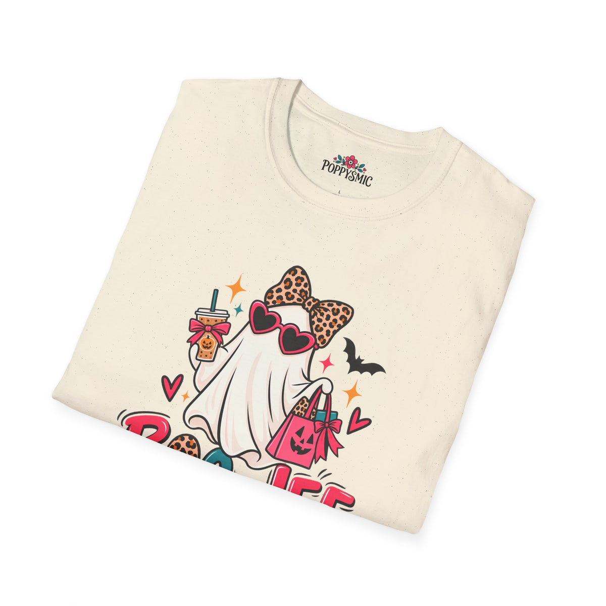 Boo-Jee Ghost Tee – Cute Glam Halloween T-Shirt