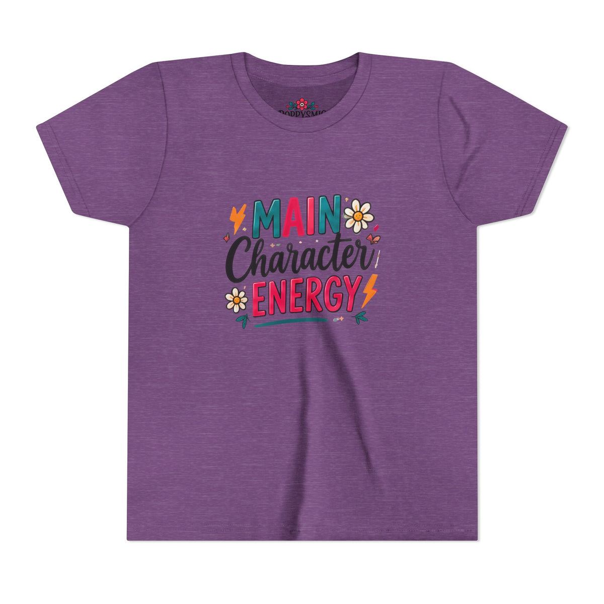Youth Tee — "Main Character Energy" Graphic Shirt