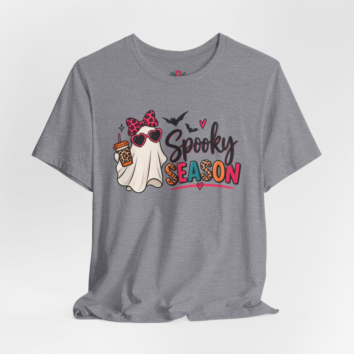 Spooky Season Ghost Tee — Cute Halloween Graphic T-Shirt