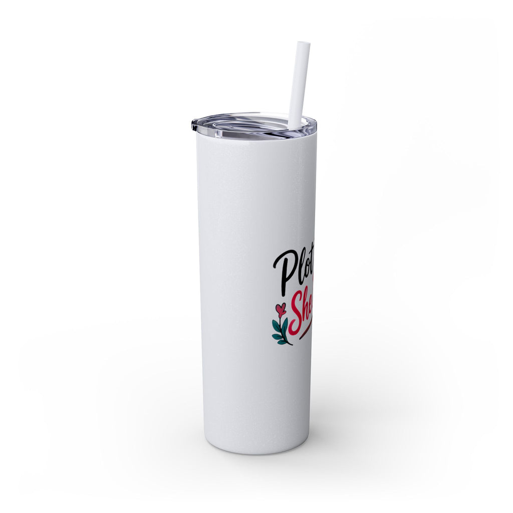 Skinny Tumbler — “Plot Twist She Did It” 20oz