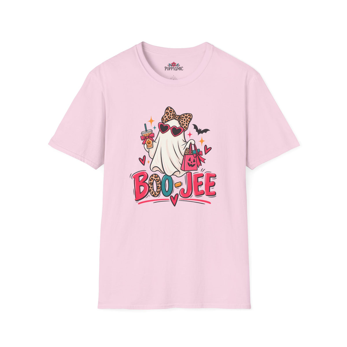 Boo-Jee Ghost Tee – Cute Glam Halloween T-Shirt