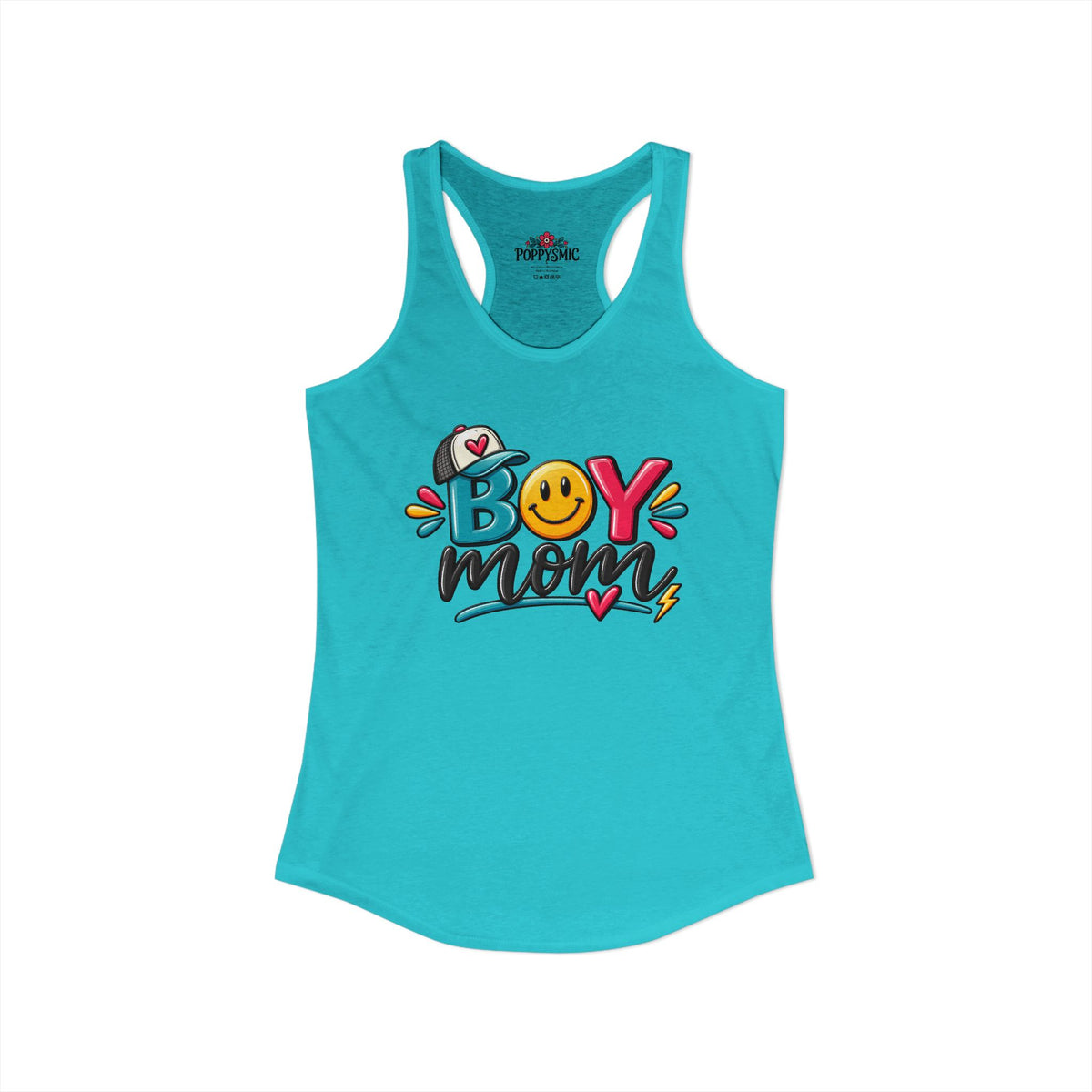 Boy Mom Racerback Tank