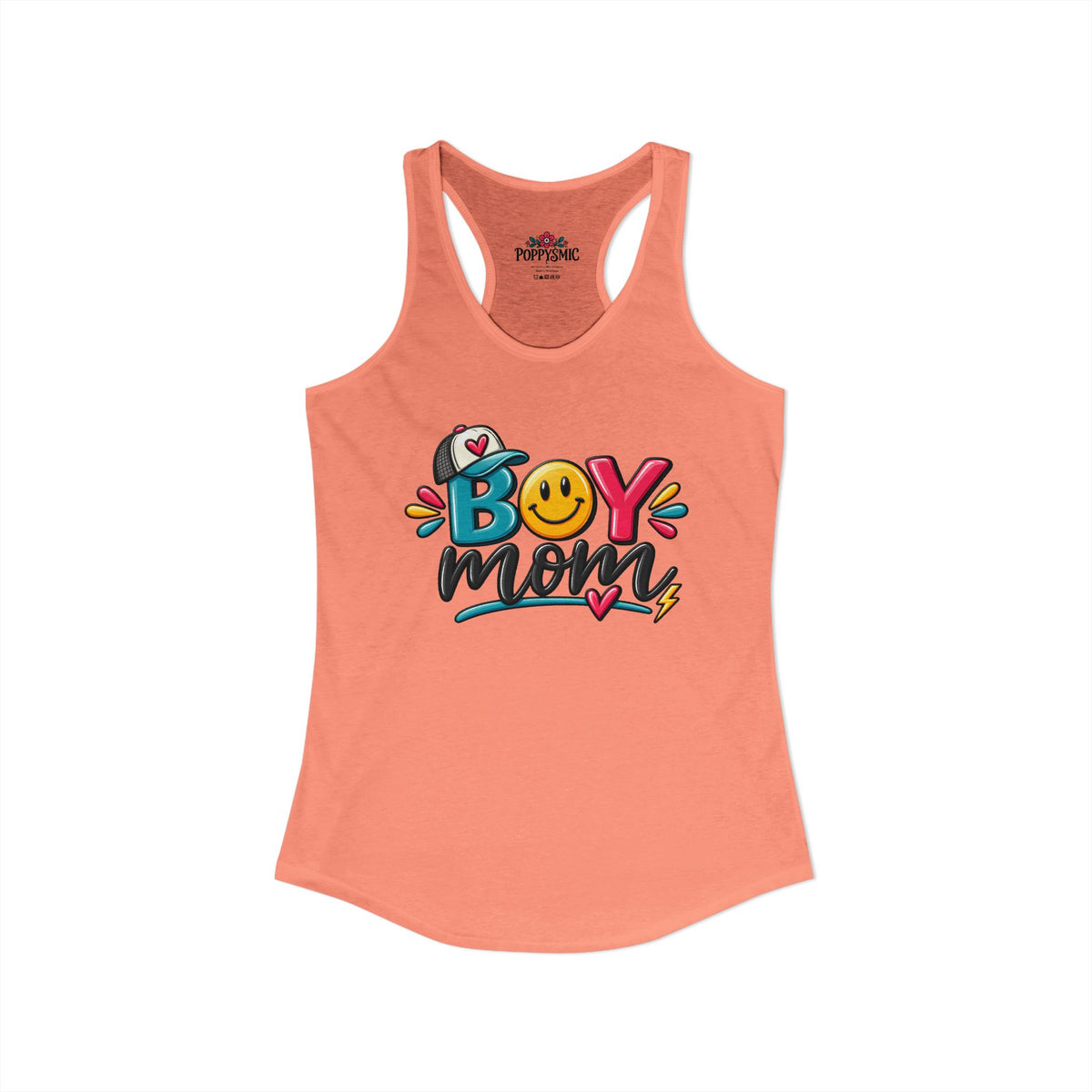Boy Mom Racerback Tank