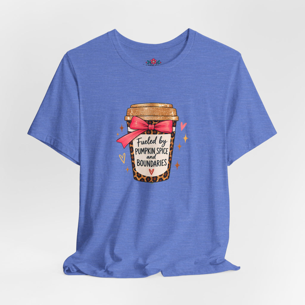 Fueled by Pumpkin Spice and Boundaries Graphic T-Shirt