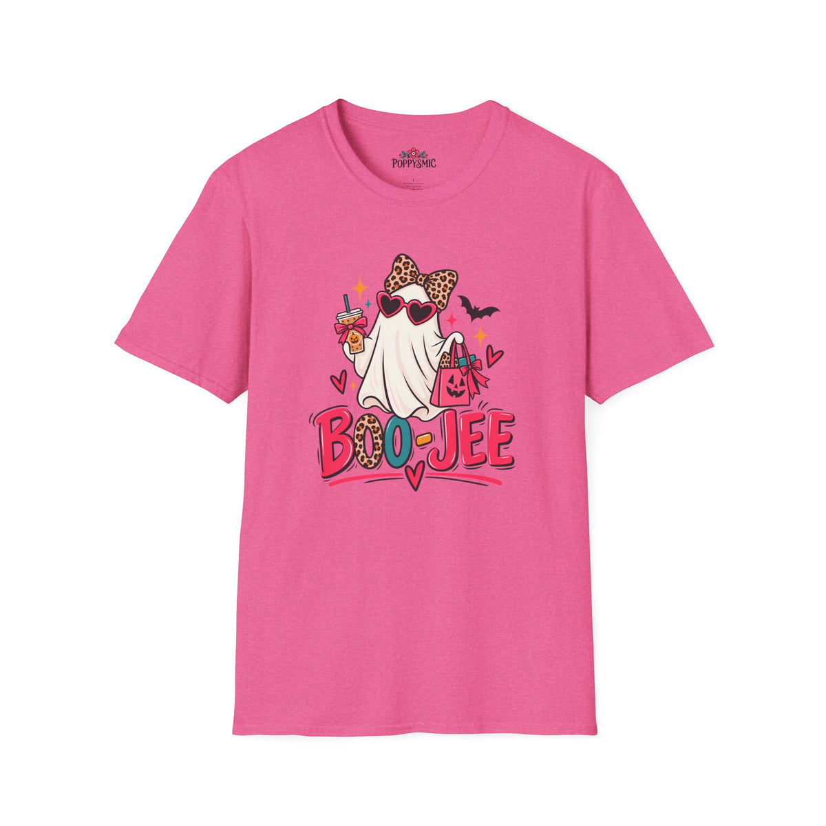 Boo-Jee Ghost Tee – Cute Glam Halloween T-Shirt