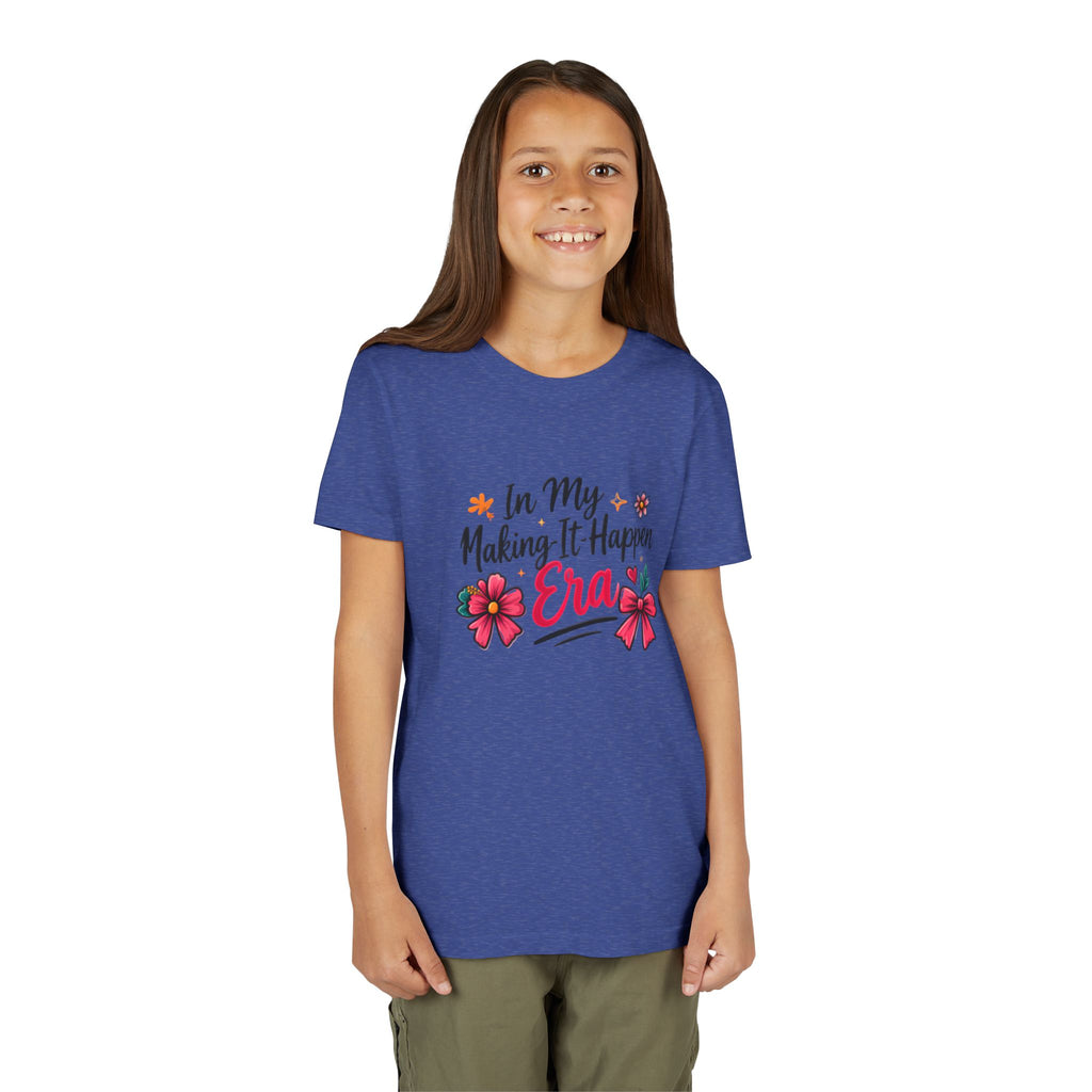 Youth Tee - In My Making-It-Happen Era Floral Graphic