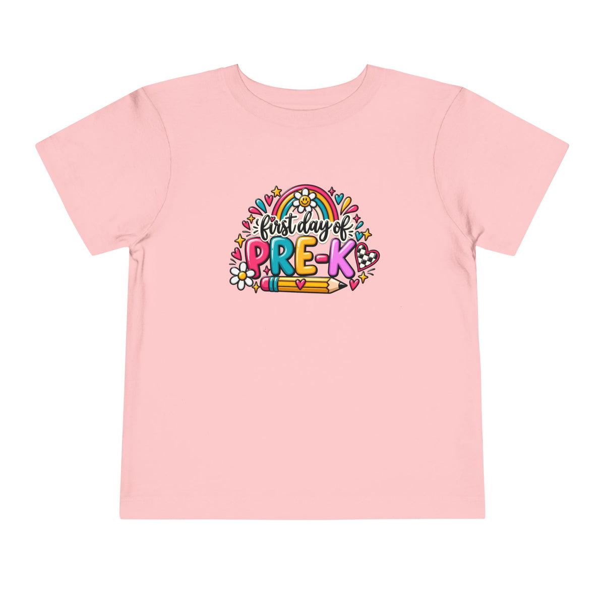 Pre-K First Day Toddler Tee — Colorful Back-to-School Shirt