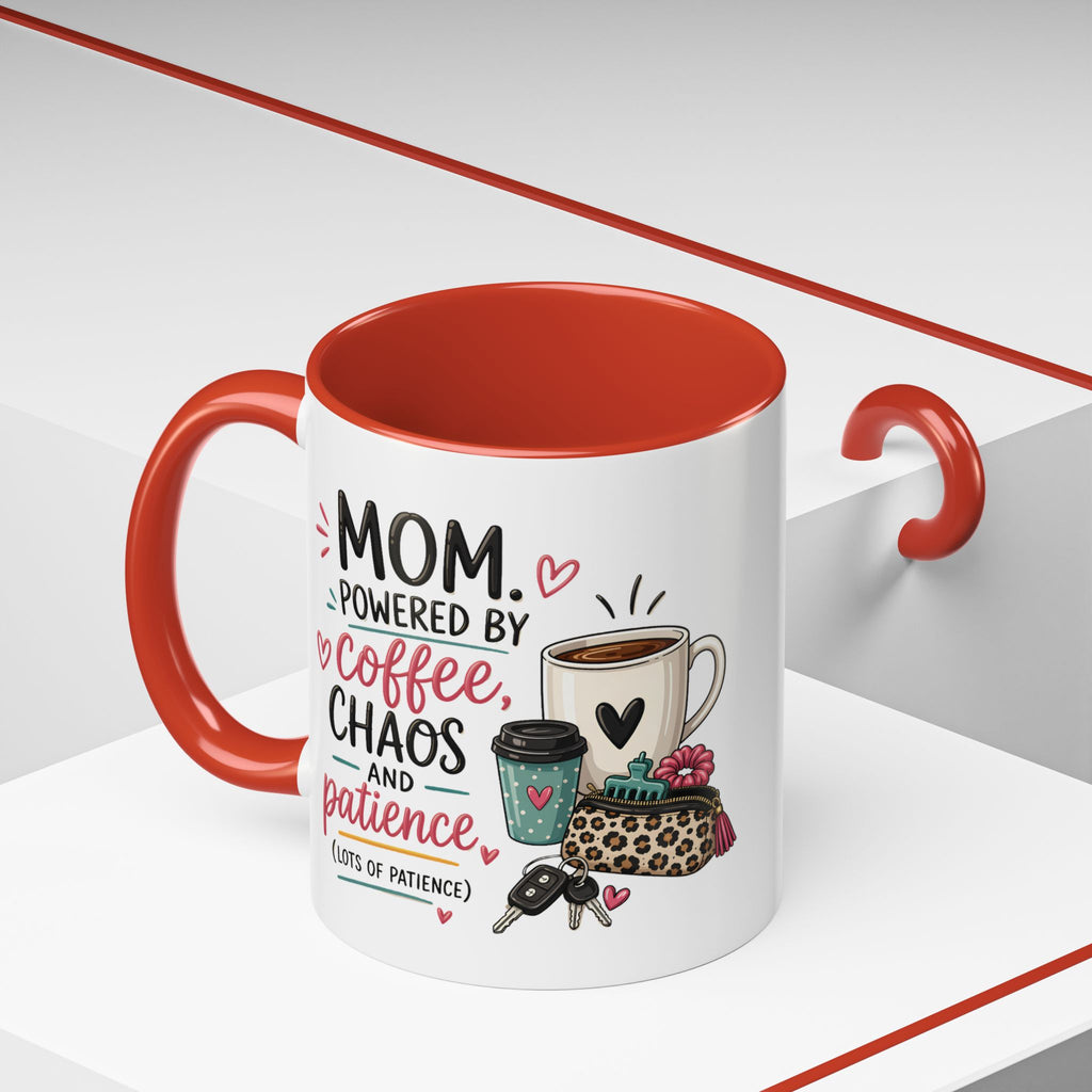 Coffee Lovers Accent Mug — Cute Cowgirl Boots & Coffee Illustration (11/15oz)