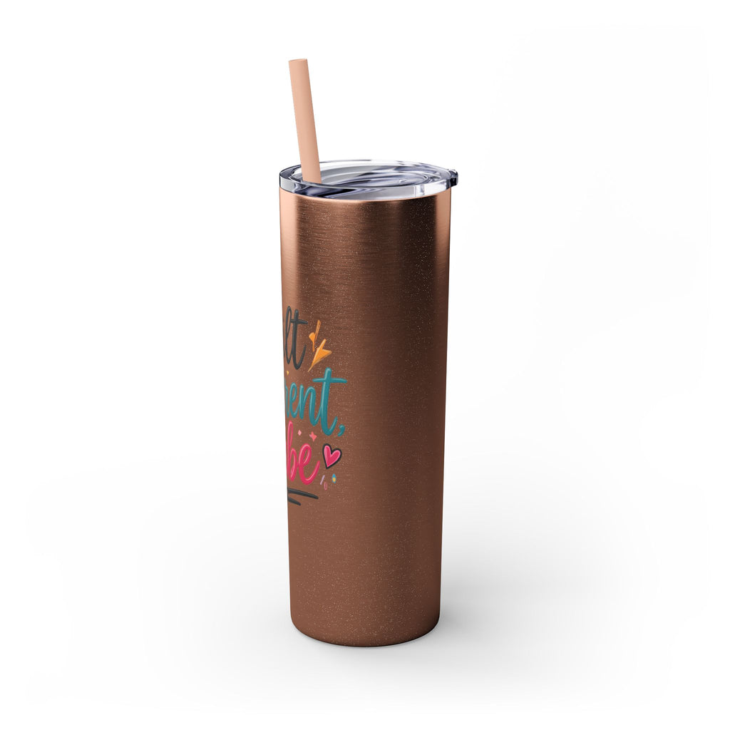 Built Different Babe Skinny Tumbler — 20oz Insulated Straw Cup