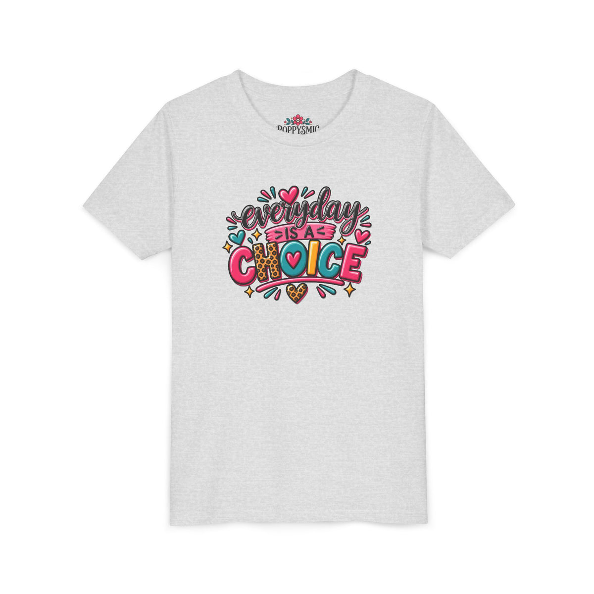 Everyday Is A Choice Youth Tee — Colorful Inspirational Kids T-Shirt