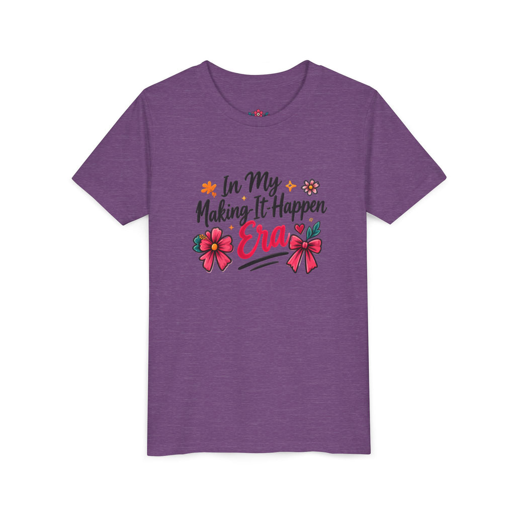 Youth Tee - In My Making-It-Happen Era Floral Graphic