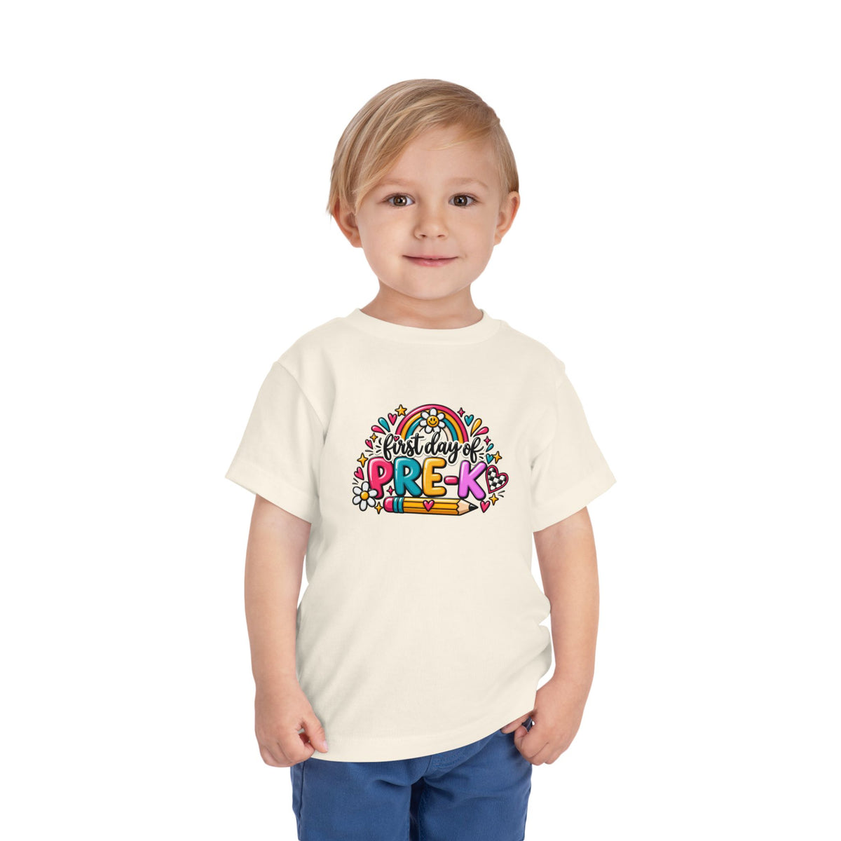 Pre-K First Day Toddler Tee — Colorful Back-to-School Shirt