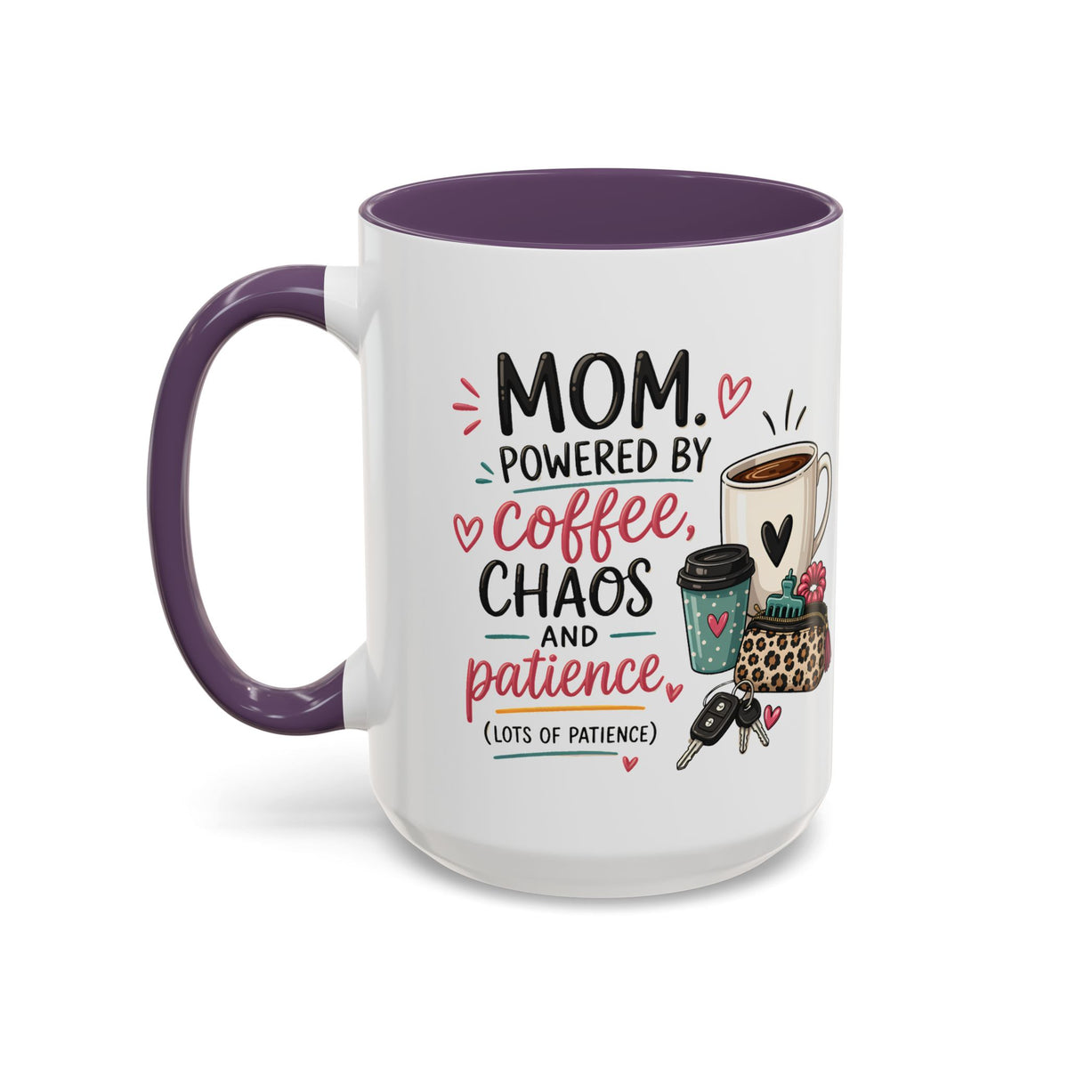 Coffee Lovers Accent Mug — Cute Cowgirl Boots & Coffee Illustration (11/15oz)