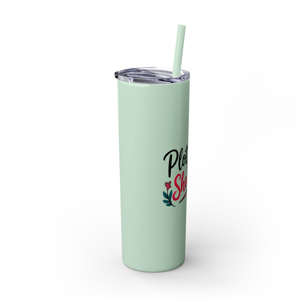 Skinny Tumbler — “Plot Twist She Did It” 20oz