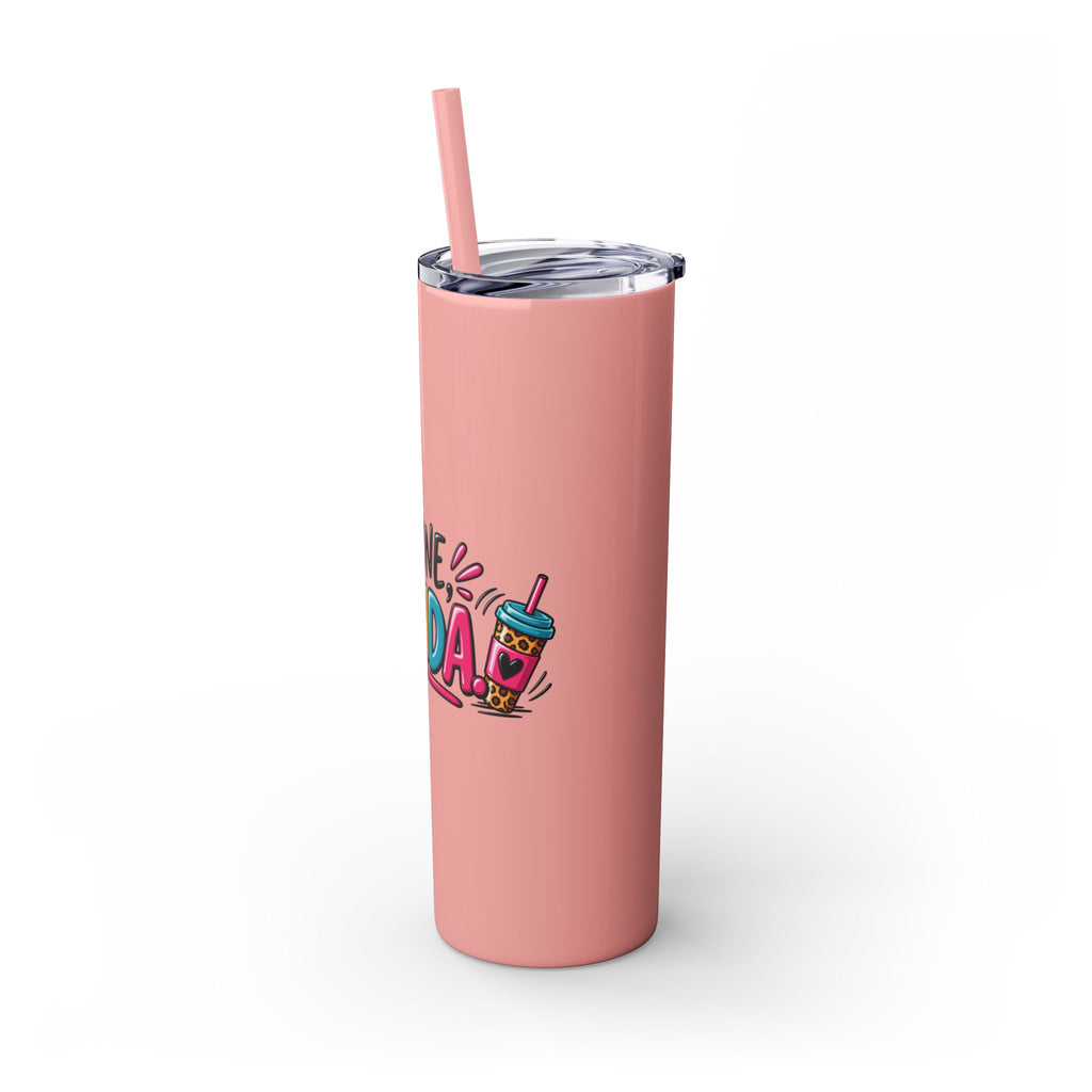 Skinny Tumbler (20oz) - "I'm Done, Yolanda!" Colorful Funny Straw Cup