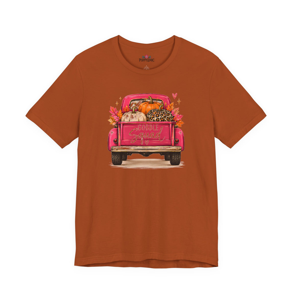Gobbles Squad Thanksgiving Turkey Truck T-Shirt