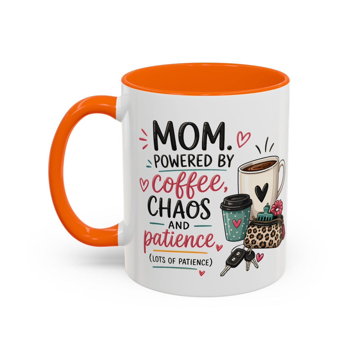 Coffee Lovers Accent Mug — Cute Cowgirl Boots & Coffee Illustration (11/15oz)
