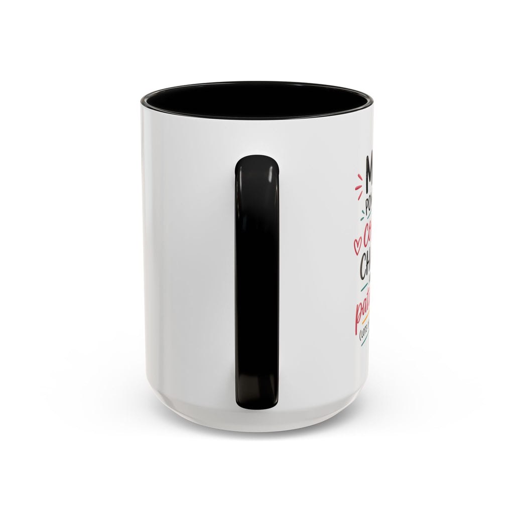 Coffee Lovers Accent Mug — Cute Cowgirl Boots & Coffee Illustration (11/15oz)