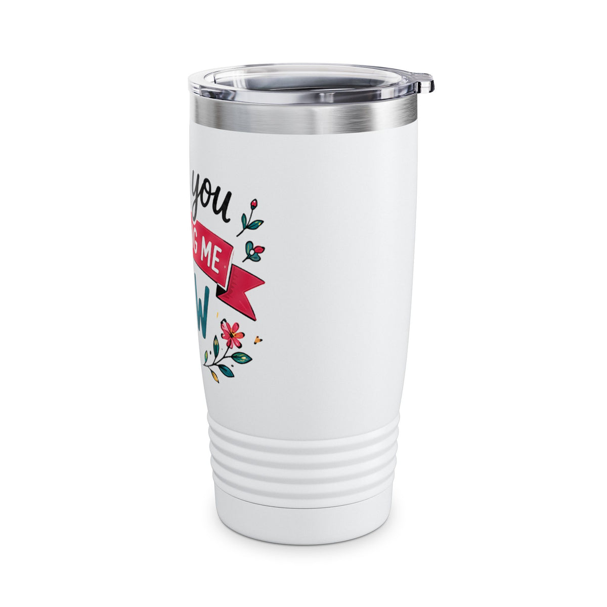 Tumbler — "Thank You For Helping Me Grow" Teacher Appreciation 20oz Stainless Travel Cup