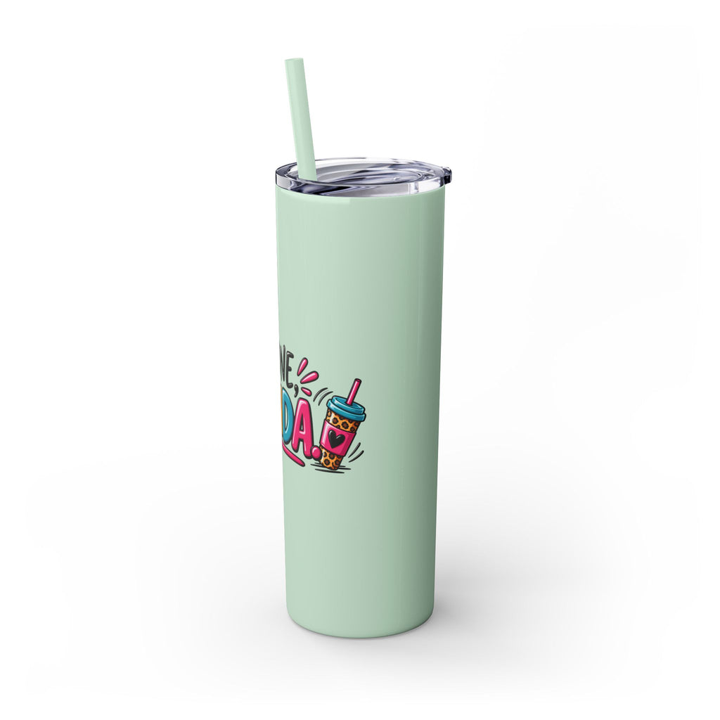 Skinny Tumbler (20oz) - "I'm Done, Yolanda!" Colorful Funny Straw Cup