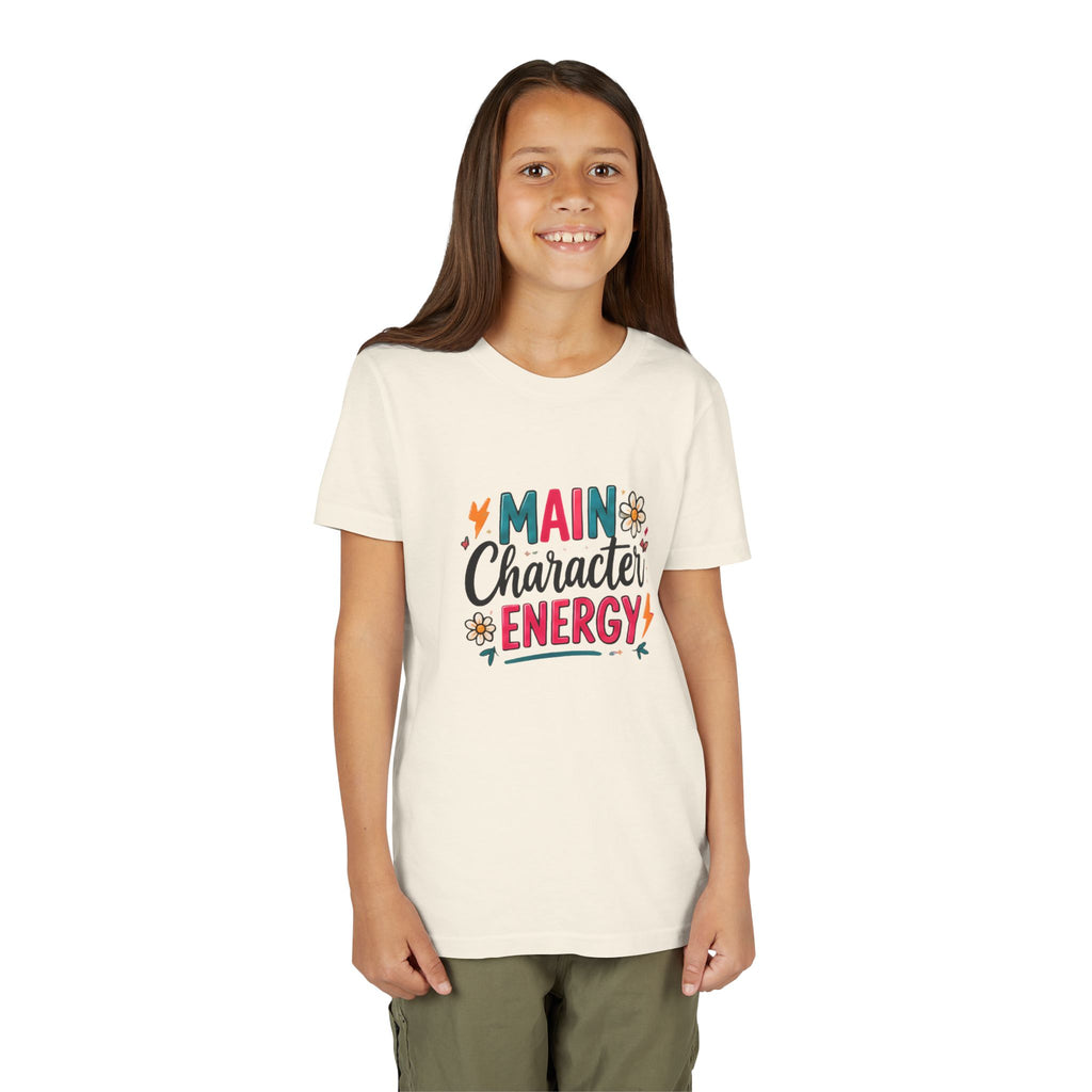 Youth Tee — "Main Character Energy" Graphic Shirt