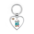 Respectfully No Heart Keychain – Funny Sassy Quote Keyring Gift
