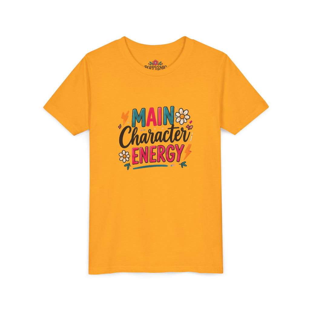 Youth Tee — "Main Character Energy" Graphic Shirt