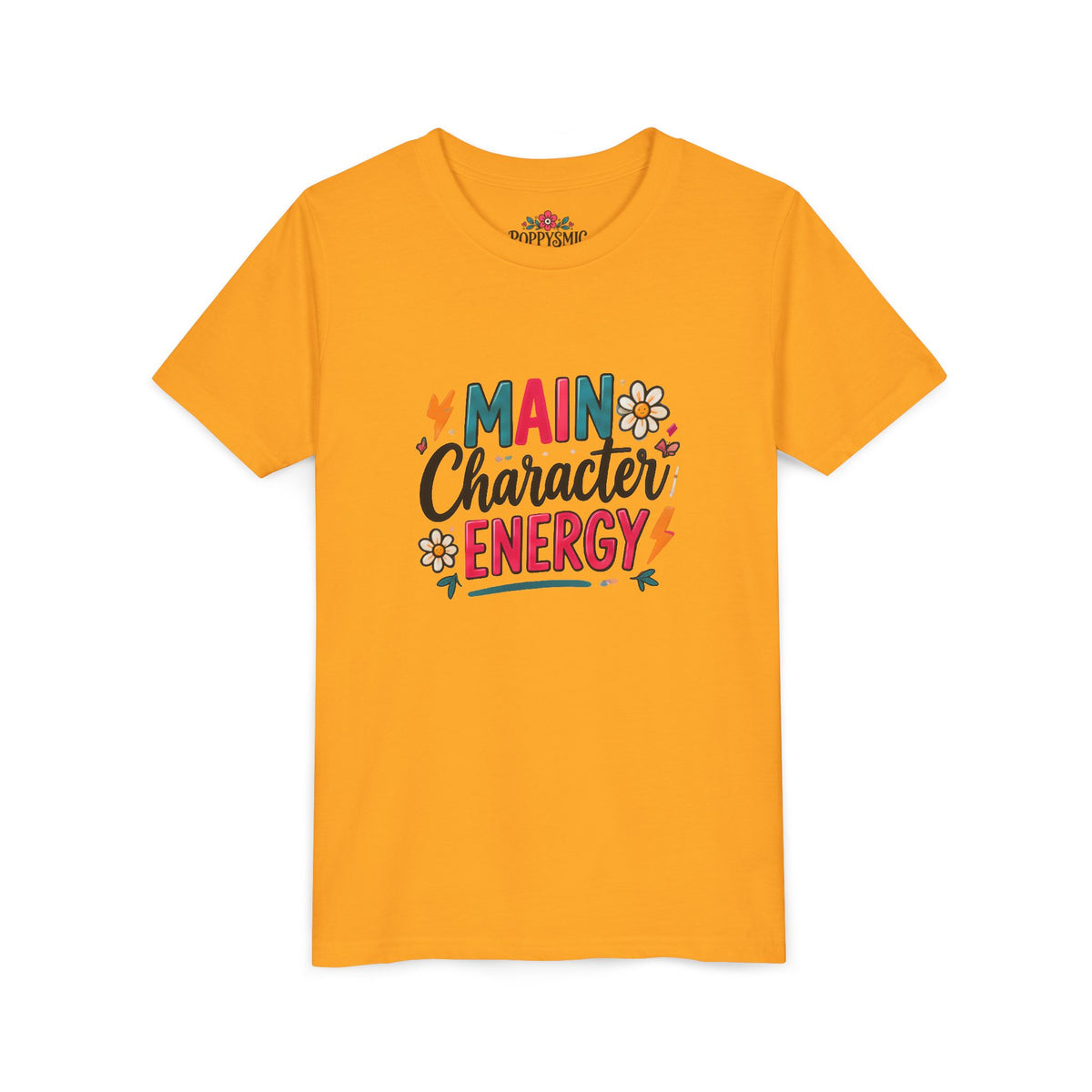 Youth Tee — "Main Character Energy" Graphic Shirt