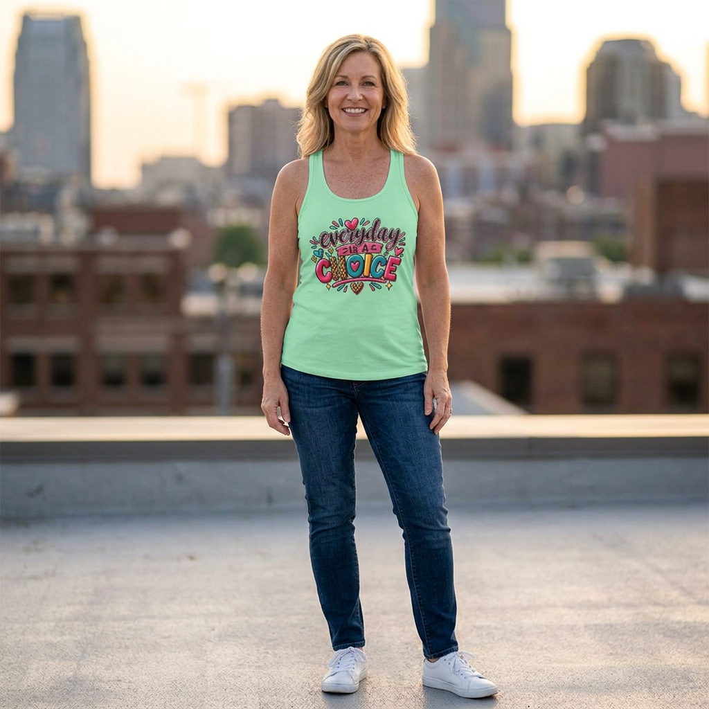 Everyday is a Choice Women's Ideal Racerback Tank