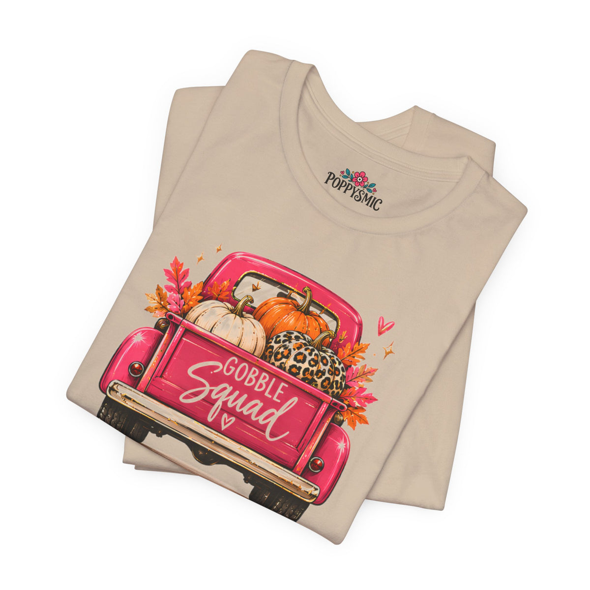 Gobbles Squad Thanksgiving Turkey Truck T-Shirt