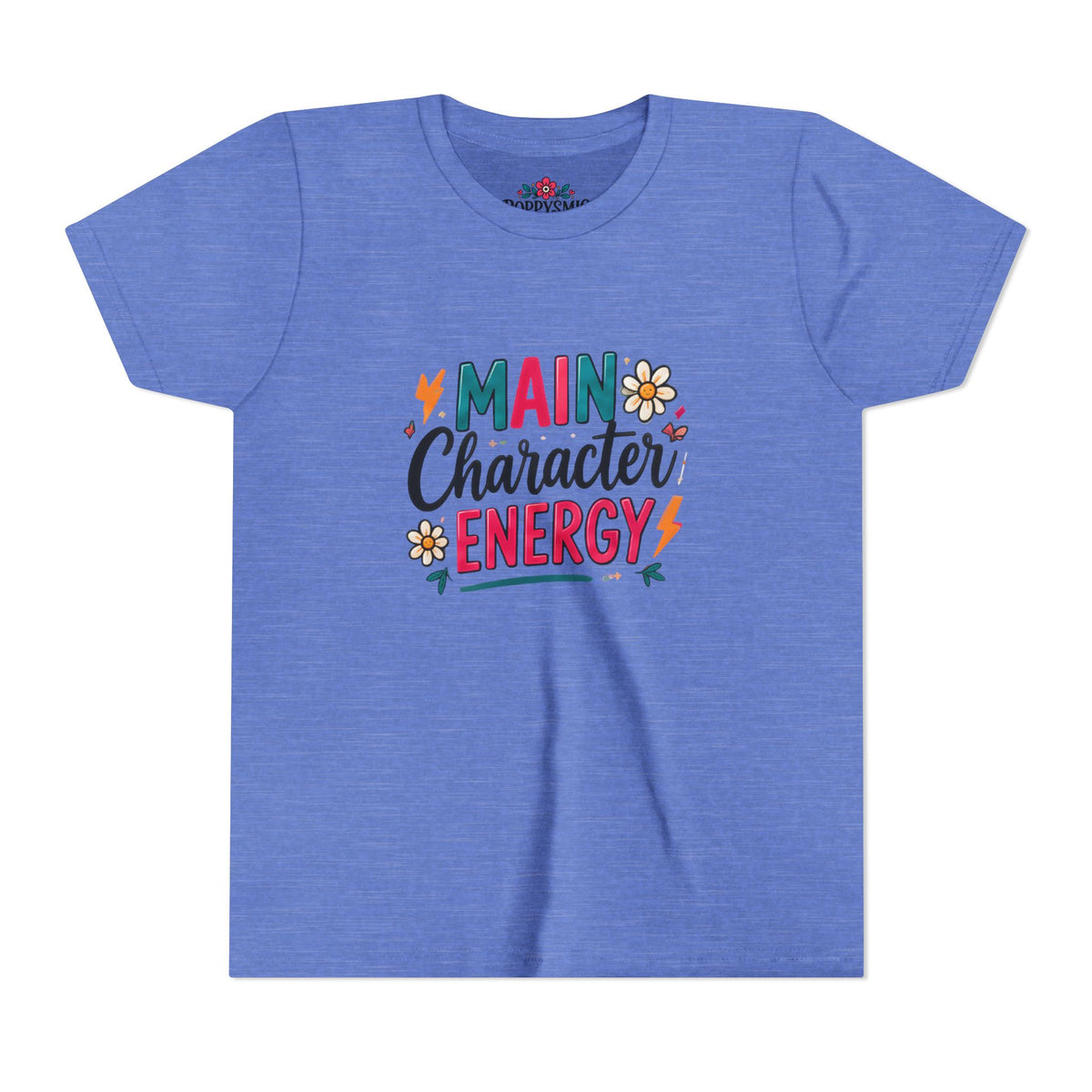 Youth Tee — "Main Character Energy" Graphic Shirt