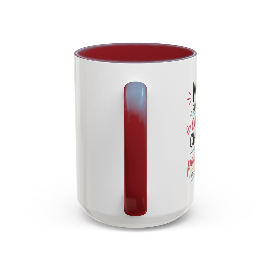 Coffee Lovers Accent Mug — Cute Cowgirl Boots & Coffee Illustration (11/15oz)