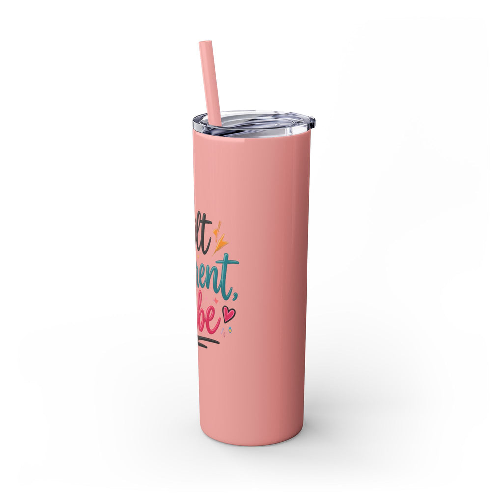 Built Different Babe Skinny Tumbler — 20oz Insulated Straw Cup