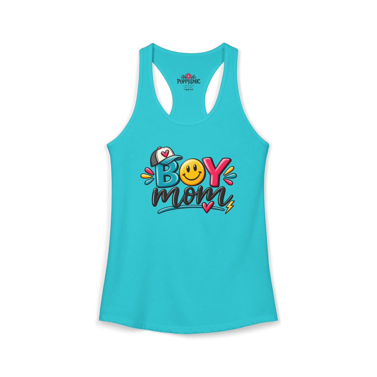 Boy Mom Racerback Tank