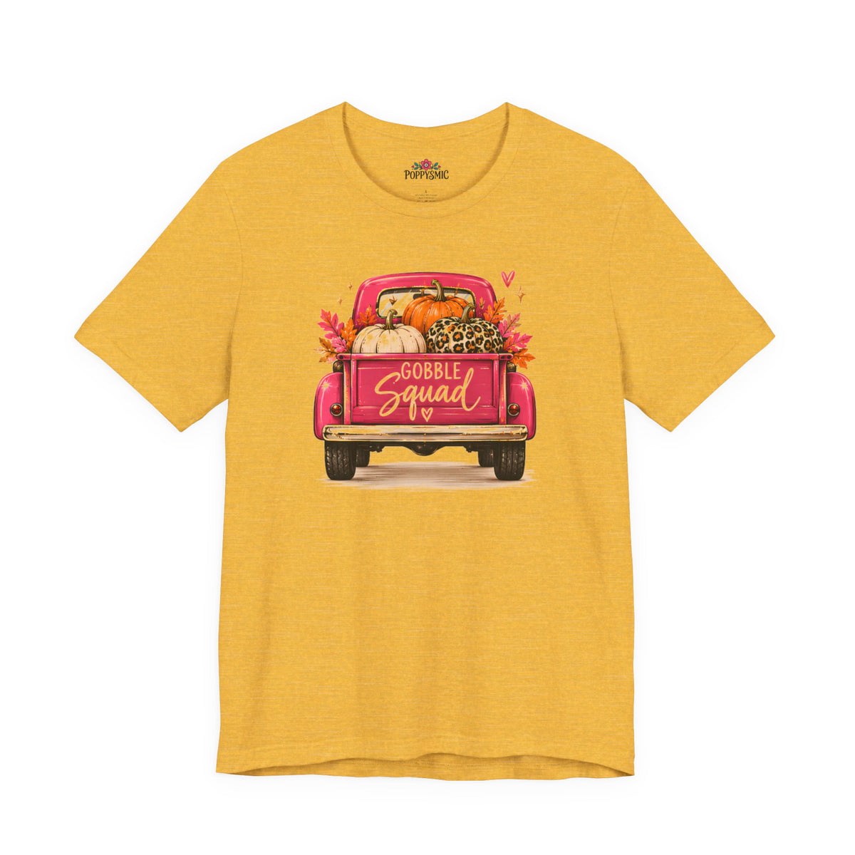 Gobbles Squad Thanksgiving Turkey Truck T-Shirt