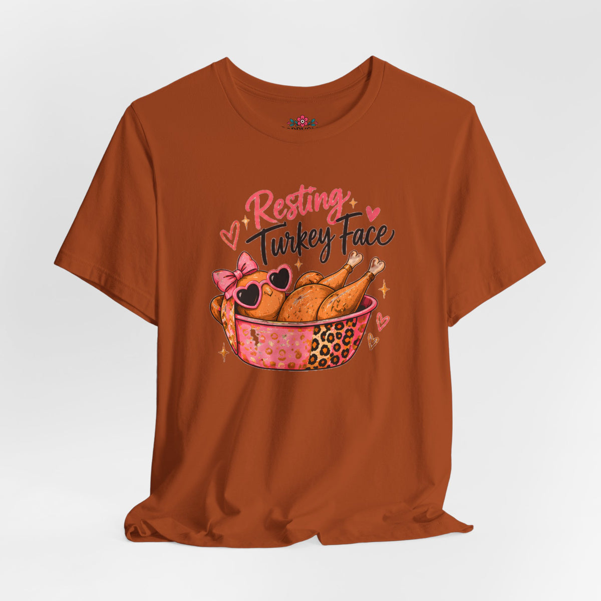 Resting Turkey Face Thanksgiving Turkey T-Shirt