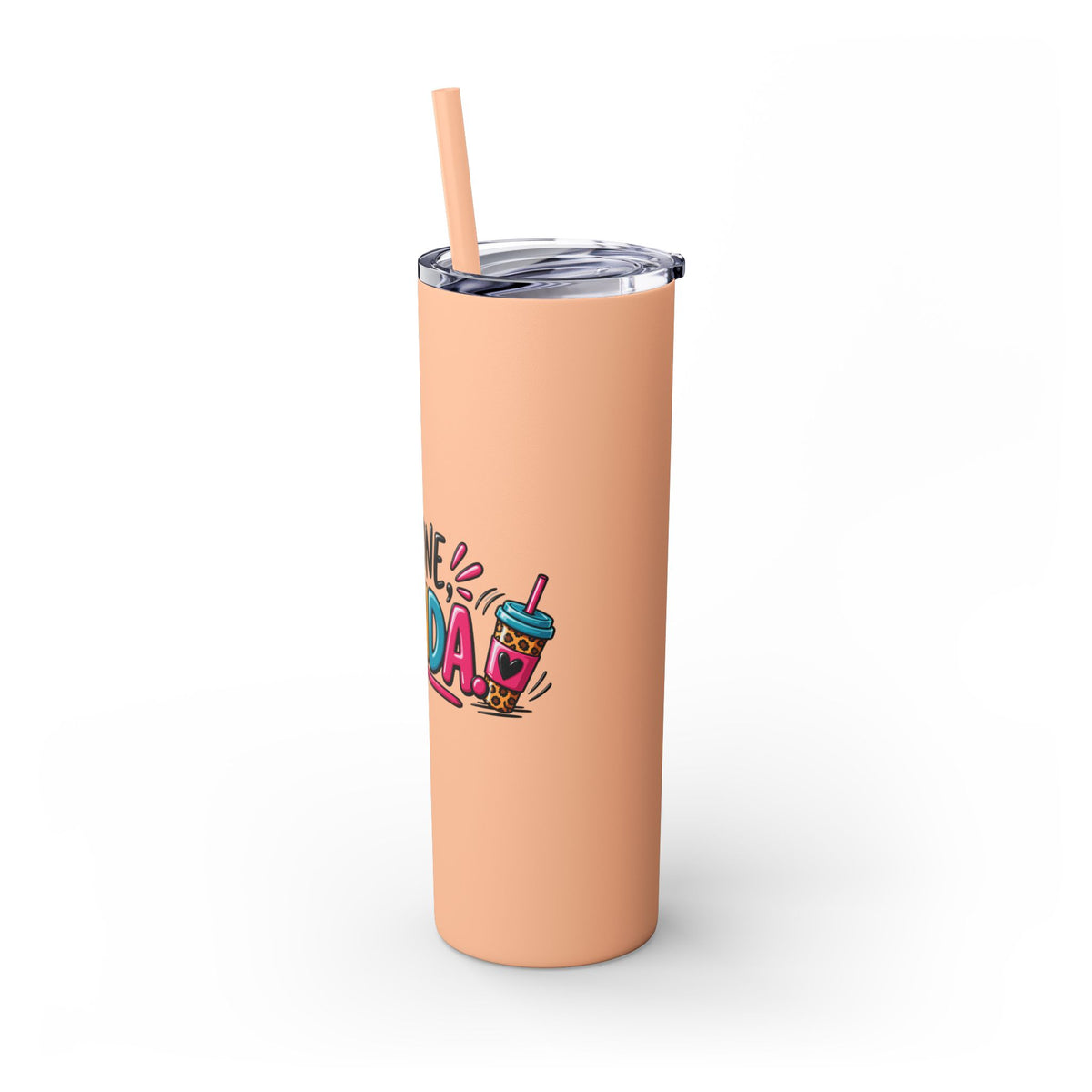 Skinny Tumbler (20oz) - "I'm Done, Yolanda!" Colorful Funny Straw Cup