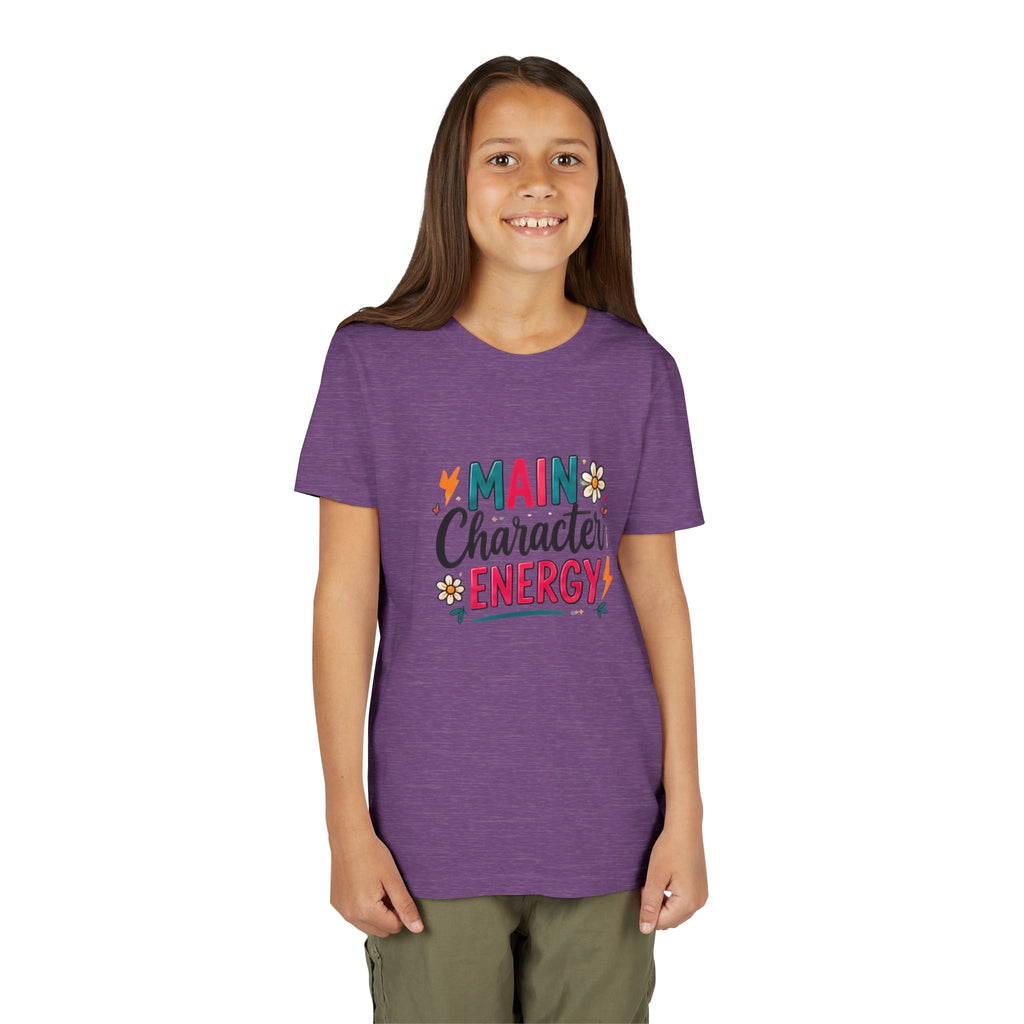 Youth Tee — "Main Character Energy" Graphic Shirt