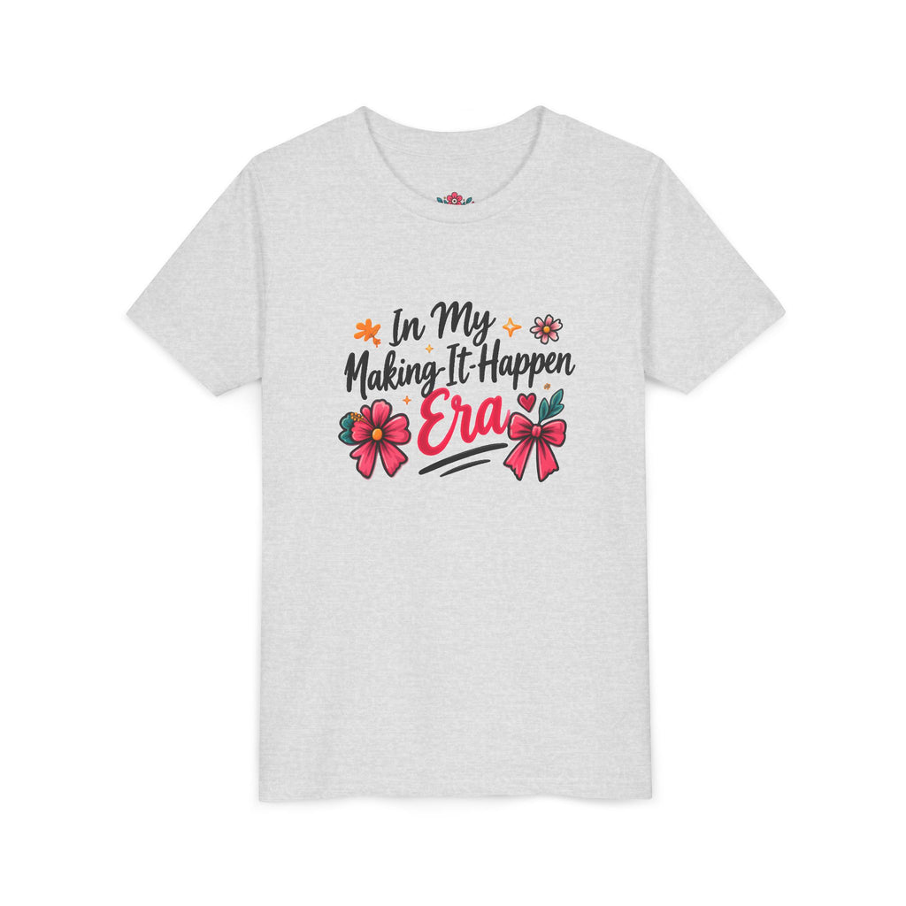 Youth Tee - In My Making-It-Happen Era Floral Graphic