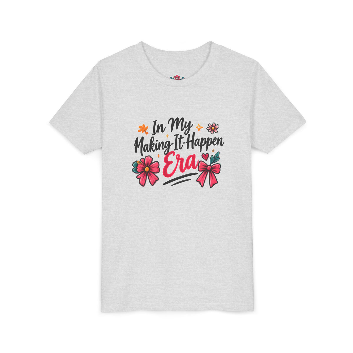 Youth Tee - In My Making-It-Happen Era Floral Graphic
