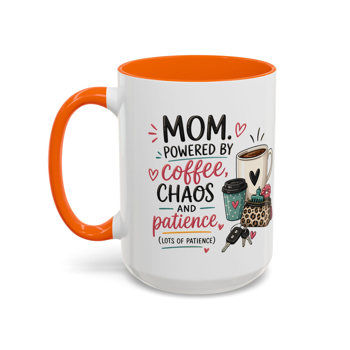Coffee Lovers Accent Mug — Cute Cowgirl Boots & Coffee Illustration (11/15oz)